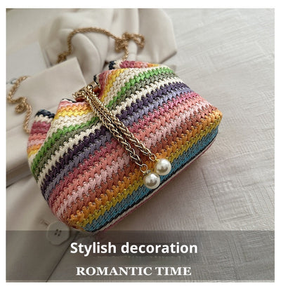 Bolsa de Playa Diamond con Cadena - Bolso Bandolera y Hombro para Mujer - Image 15