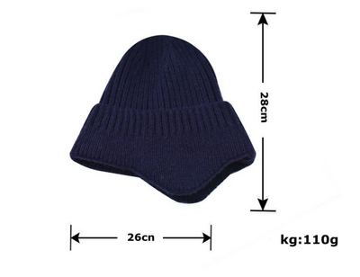 Gorro de Lana Tejido para Protección de Oídos - Colores Puros y Cálidos - Image 15