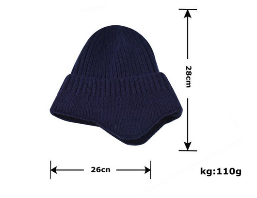 Gorro de Lana Tejido para Protección de Oídos - Colores Puros y Cálidos - Image 15