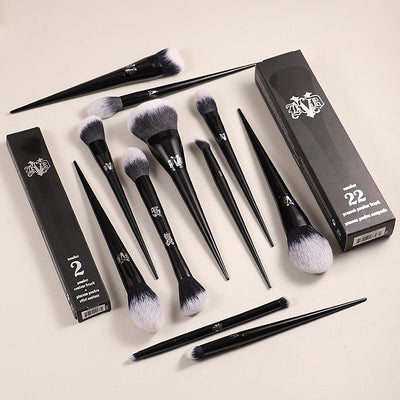 Brocha de Sombras y Base con Mango Plástico - Herramienta de Maquillaje Profesional - Image 21