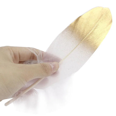 Decoraciones de Plumas de Ganso Suave y Coloridas - Image 12