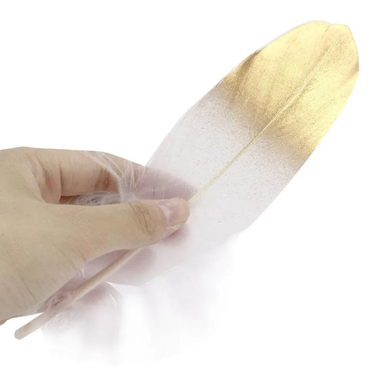 Decoraciones de Plumas de Ganso Suave y Coloridas - Image 12