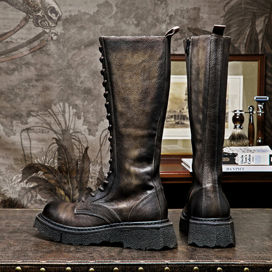 Botas Martin de Cuero Vintage para Hombre - Image 2