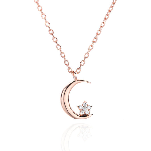 Collar de Plata 925 con Luna y Estrella - Image 8