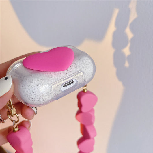 Funda Protectora Transparente para Auriculares con Cadena Decorativa - Image 10
