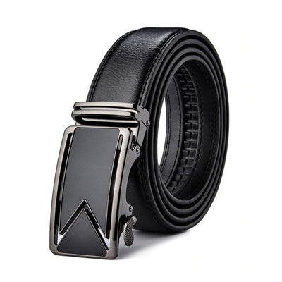 Cinturón de Cuero Genuino para Hombre con Hebilla Click Ajustable - Estilo Ejecutivo - Image 2
