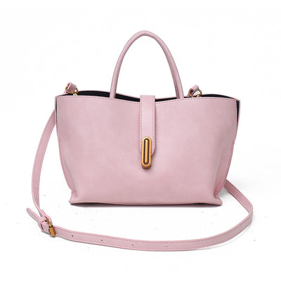 Bolso Bucket de Cuero Encerado Elegante y Portátil - Image 9