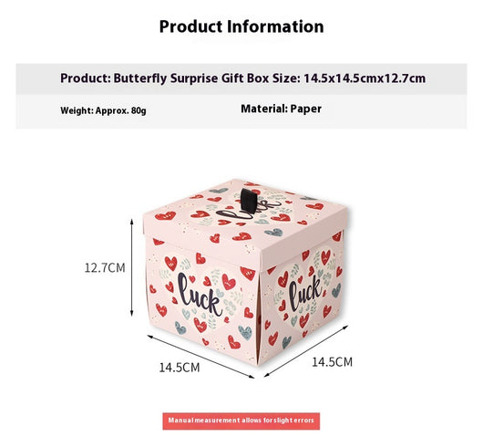 Caja Sorpresa con Mariposas Voladoras - Regalo Creativo para Cumpleaños y Celebraciones - Image 19