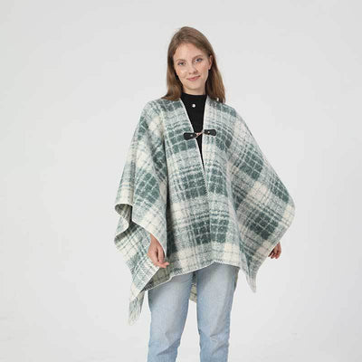 Manta Térmica Elegante de Cuadros para Primavera, Otoño e Invierno - Image 4
