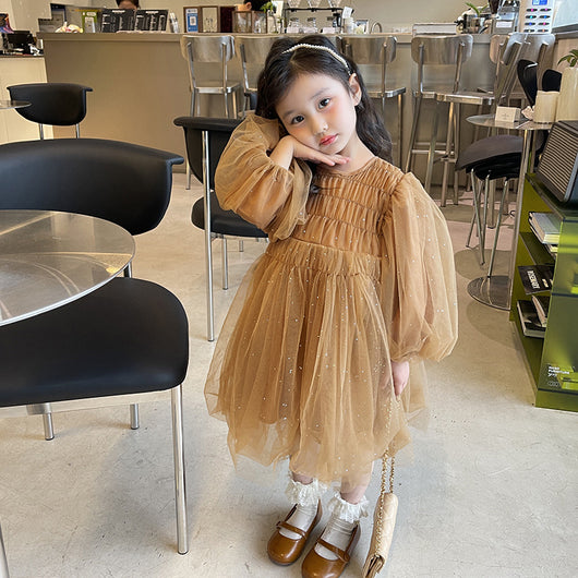 Vestido de Malla Elegante para Niña - Image 6