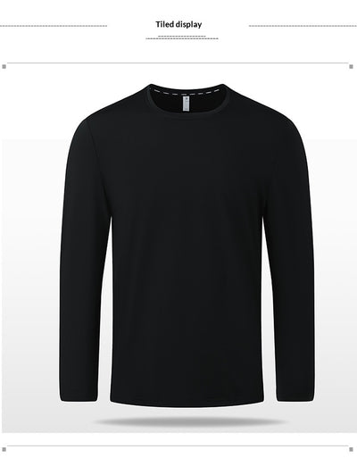 Playera Manga Larga Lisa de Algodón Premium - Image 14