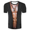 Playera Unisex con Estampado 3D Digital de Cuello Redondo