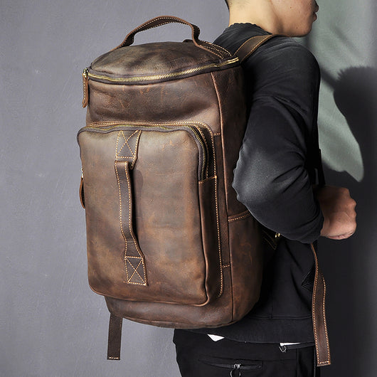 Mochila Retro Personalizada de Gran Capacidad para Hombre - Image 7