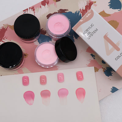 Polvo Shimmer para Uñas 4 Colores - Diseño de Manicura DIY Profesional - Image 10
