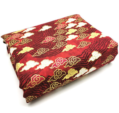Tela Estampada Dorado Caliente Serie Nubes - Grupo de Patchwork de Algodón para Costura Artesanal - Image 8