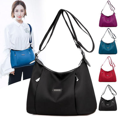 Bolso Bandolera Oxford para Mujer - Elegancia Minimalista y Funcional - Image 4
