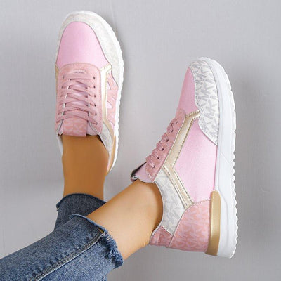 Zapatillas Deportivas Casuales para Mujer con Estampado y Encaje - Image 6