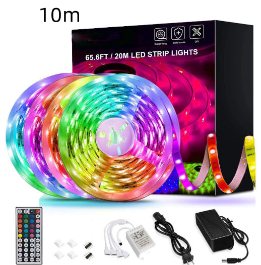 Tira LED RGB 5050 5M con Control Remoto - Iluminación Decorativa Flexible para TV y Habitación - Image 9