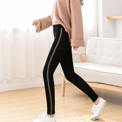 Leggings Deportivos de Algodón y Terciopelo para Mujer