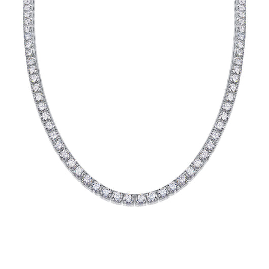 Collar Largo Río de Estrellas en Plata 925 con Moissanita Doble - Image 7