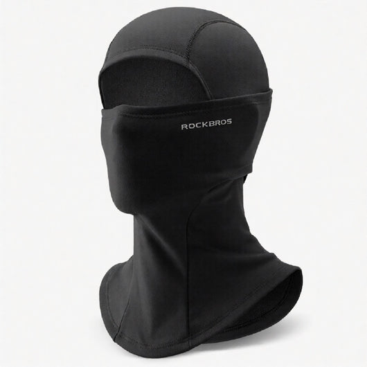 Light pink balaclava made from spandex/Lycra, designed for warmth and wind protection during winter outdoor activities. - Image 16