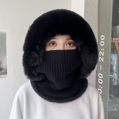 Conjunto Tejido Gorro y Bufanda con Forro Polar - Image 3