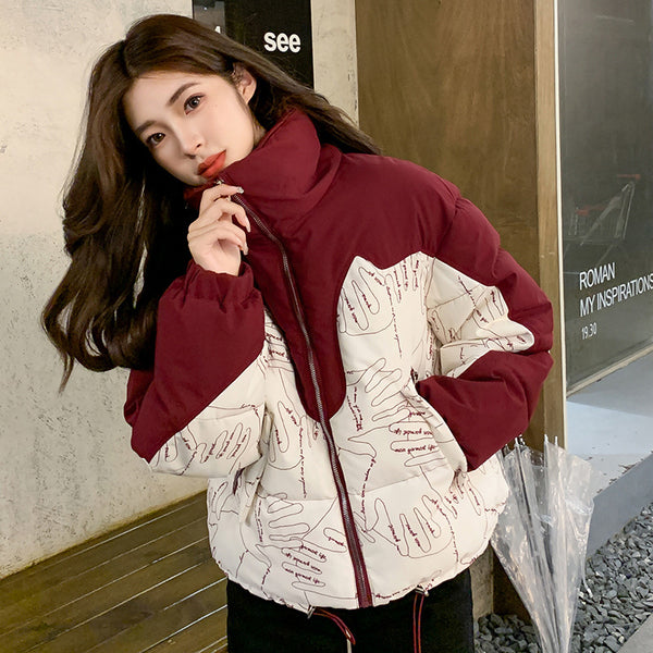Abrigo Bread Multicolor Estilo Coreano Tendencia