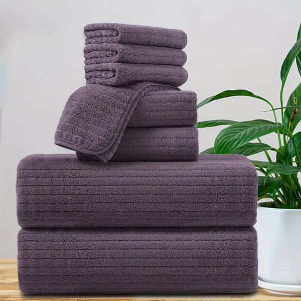 Toalla de Baño Extra Grande en Microfibra Coral - Súper Absorbente y Secado Rápido - Image 5