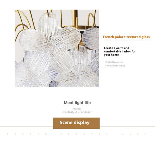 Lámparas de Cristal Coloreado Estilo Romántico Francés - Image 11