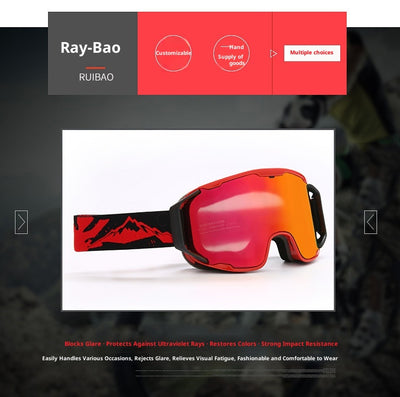 Gafas de Esquí Doble Lente Antivaho con Película Protectora - Image 14