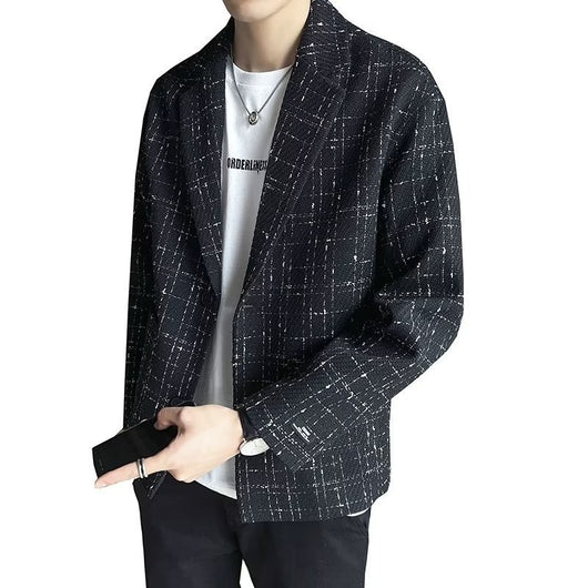 Blazer Cuadros Vanguardista para Hombre - Image 12