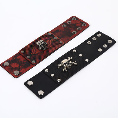 Pulsera de Cuero Tejida Doble Capa - Diseño Vintage - Image 6