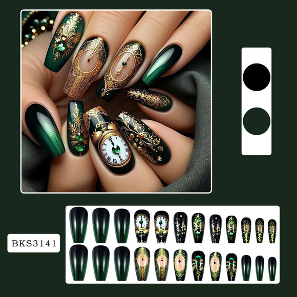 Uñas Postizas Removibles Estilo Retro Instagram