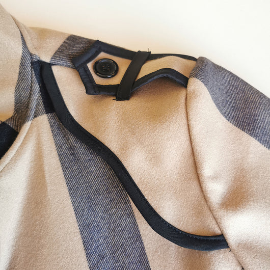 Chaqueta Larga Cuadros Casual para Mujer - Image 15