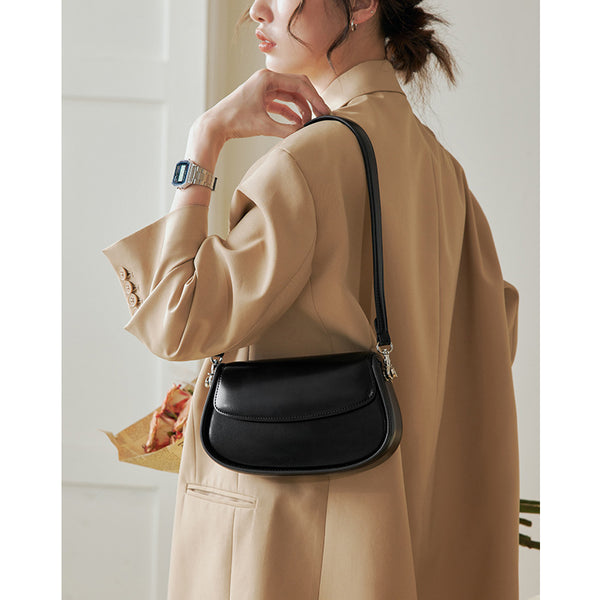 Bolso Bandolera de Cuero Genuino - Estilo Silla de Montar - Image 6