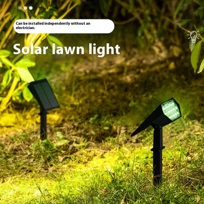 Foco Solar Multicolor para Jardín y Patio