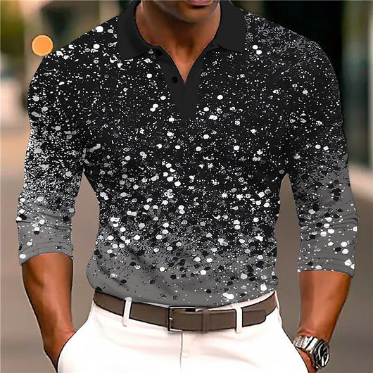 Polo Casual 3D Estampado para Hombre - Estilo Europeo y Americano - Image 3