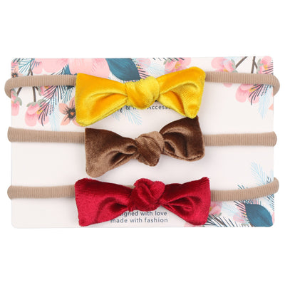 Diadema Elástica sin Costuras con Moño Grande para Bebé - Image 7