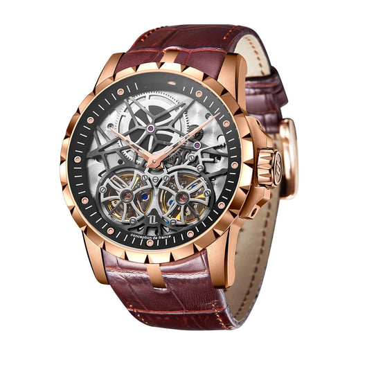 Reloj Mecánico Automático para Hombre con Diseño Calado - Image 13