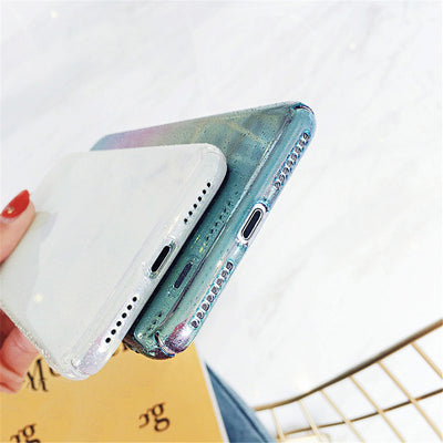 Funda para teléfono con efecto degradado y relieve de gotas de lluvia - Image 9