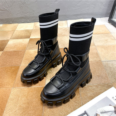 Botas de Lana con Suela Gruesa para Mujer - Image 9
