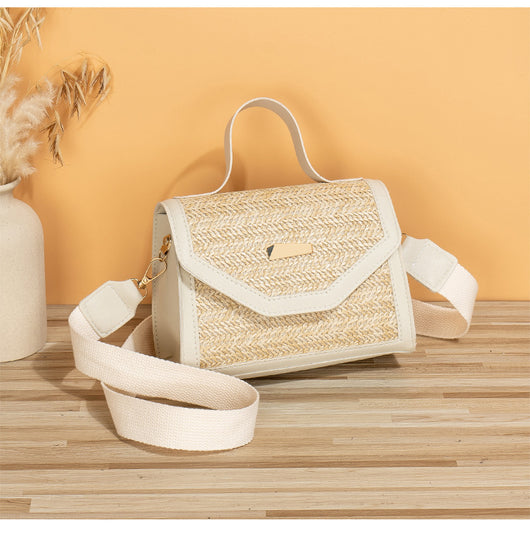 Bolsa Crossbody Cuadrada Pequeña con Lentejuelas Tejidas - Image 21