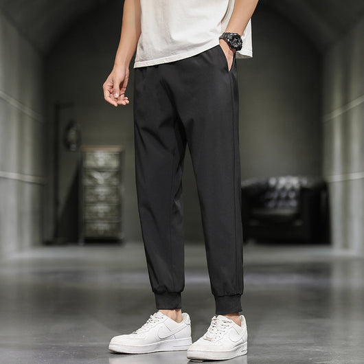 Pantalones Casuales Harlan Trendy Brand con Corte de Nueve Puntos - Image 4