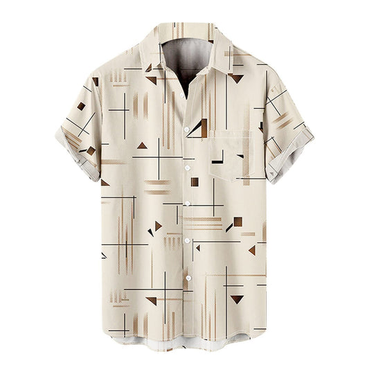 Camisa Casual para Hombre con Impresión 3D Digital - Image 7