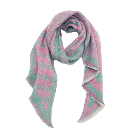 Bufanda Circular Térmica para Mujer - Cuello Cálido Otoño Invierno con Diseño Jacquard - Image 7