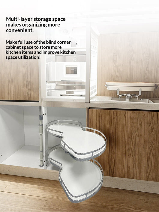 Canasta Extraíble de Esquina Doble para Muebles de Cocina - Image 10
