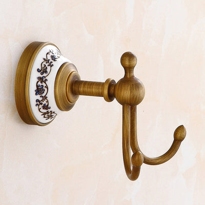 Juego de Toallero Estilo Europeo en Cobre Antiguo - Accesorios de Baño Completos - Image 12