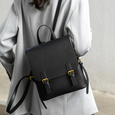 Mochila de Viaje Grande en Cuero Genuino - Diseño Versátil para Mujeres - Image 5