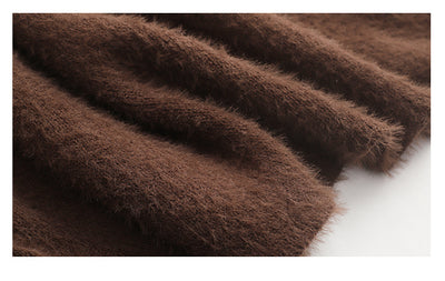 Cardigan Abrigo de Piel de Visón Polar - Image 16