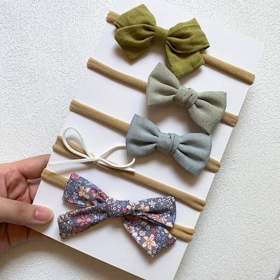 Set de 5 Diademas con Moños para Bebé - Image 13